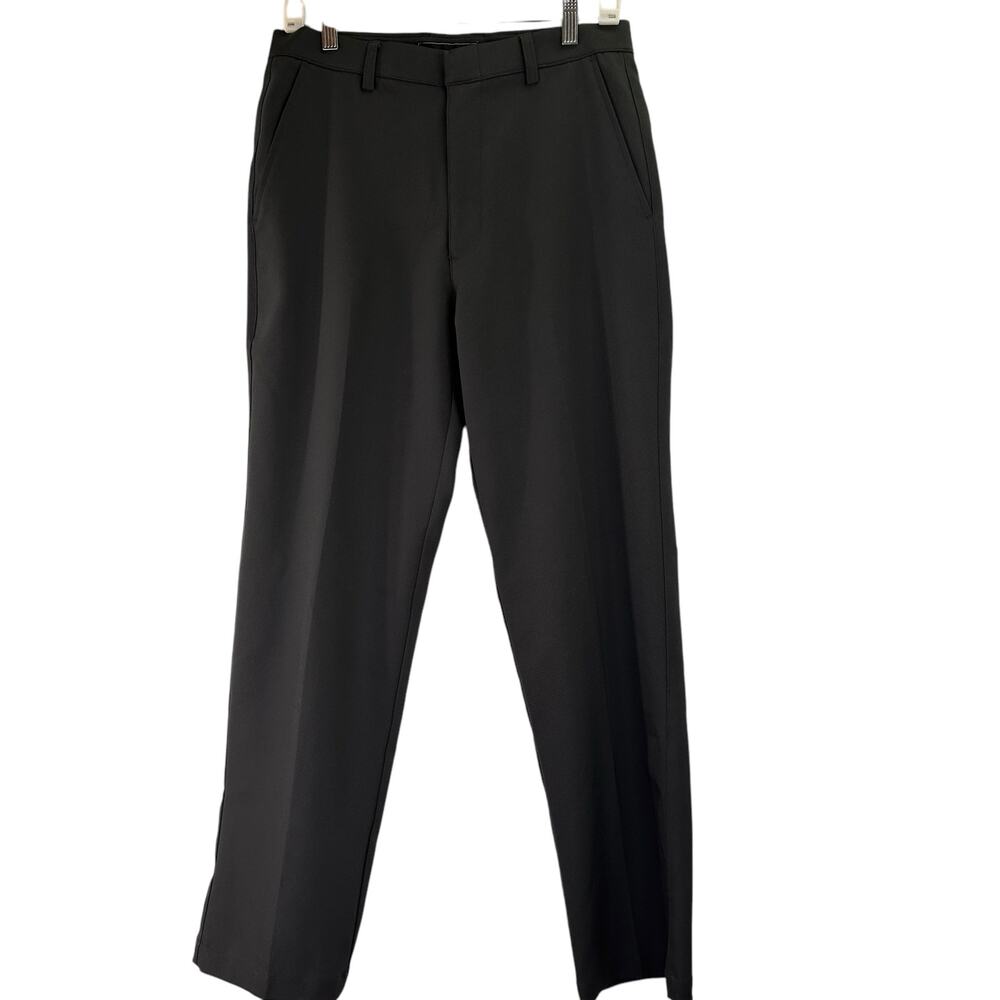 Oobe Men's Black Flat Front Golf Slacks Pants Size 30 x 30